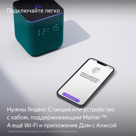 Умная розетка Яндекс, черный