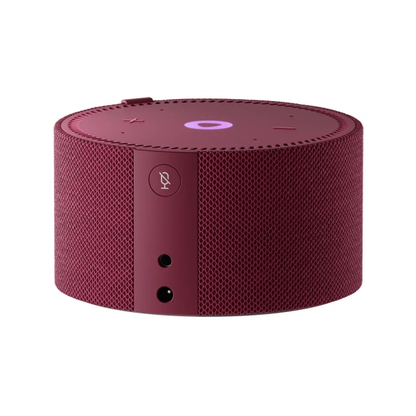 Умная колонка Яндекс Станция Мини с часами, Красный гранат