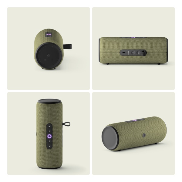 Портативная умная колонка Яндекс Станция Стрит с Алисой, Зеленый