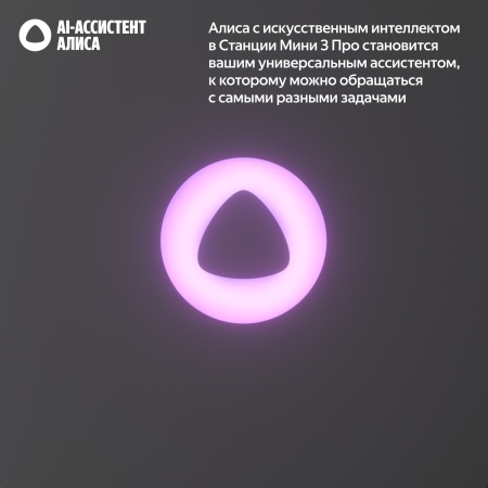 Яндекс Станция Мини 3 Про Черный