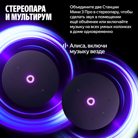 Яндекс Станция Мини 3 Про Зеленый