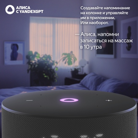 Умная колонка Яндекс Станция Мини 3 Черный