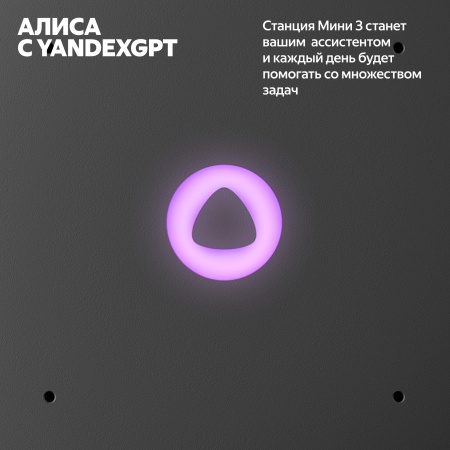 Умная колонка Яндекс Станция Мини 3 Черный